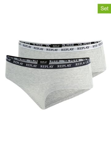 Replay 2er-Set: Pantys in Grau