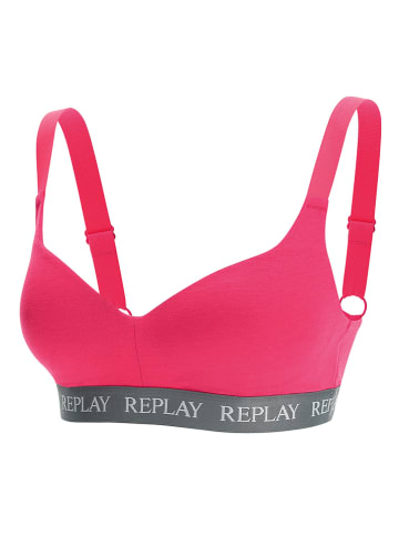 Replay Bügelloser BH in Pink