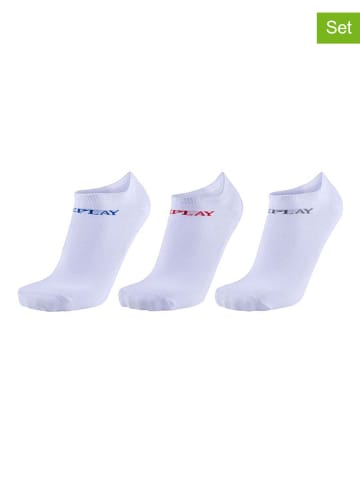 Replay 3er-Set: Socken in Weiß