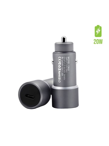 SmartCase Wtyczka USB-C w kolorze szarym do ładowania