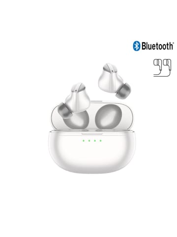 SmartCase Bluetooth-In-Ear-Kopfhörer in Weiß