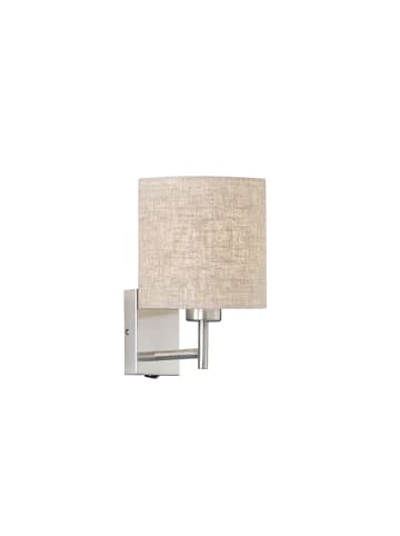 FISCHER & HONSEL Wandlamp "Dreamer" beige/nikkelkleurig