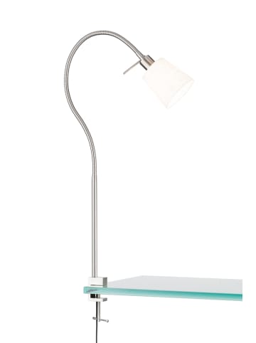 FISCHER & HONSEL Lampa w kolorze srebrno-białym z klipsem - 11 x 60 cm