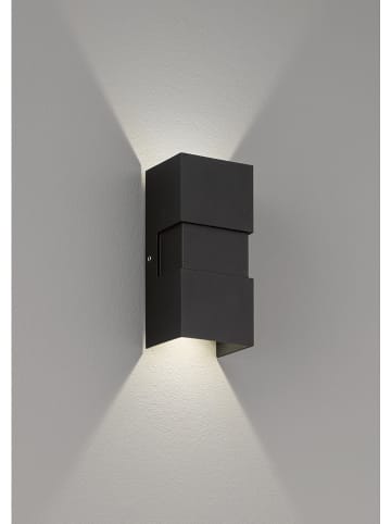 FISCHER & HONSEL LED-Außenleuchte "Oslo" in Schwarz - (B)7 x (H)15 cm