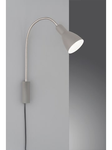 FISCHER & HONSEL Wandlamp "Lolland" grijs - (B)11 x (H)52 cm