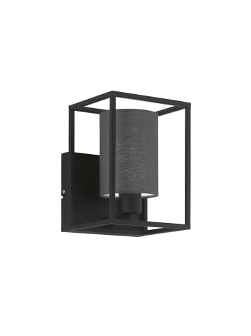 FISCHER & HONSEL Wandlamp "Gilli" grijs/zwart - (B)14 x (H)22 cm