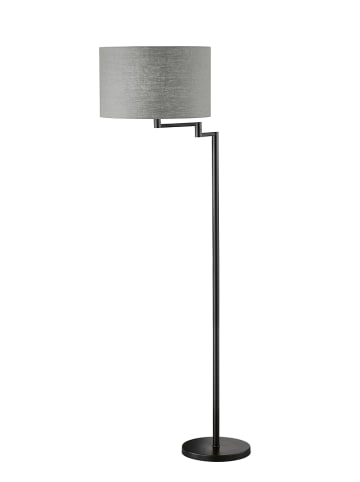 FISCHER & HONSEL Lampa stojąca w kolorze szaro-czarnym - wys. 161 x Ø 40 cm