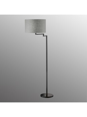 FISCHER & HONSEL Lampa stojąca w kolorze szaro-czarnym - wys. 161 x Ø 40 cm