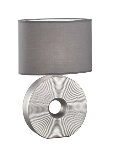 FISCHER & HONSEL Lampa stołowa w kolorze srebrnym  - 34 x 53 x 17 cm