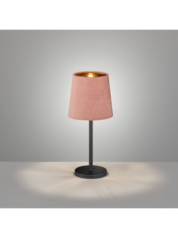 FH Lighting Lampa stołowa w kolorze różowym - wys. 30 x Ø 14 cm
