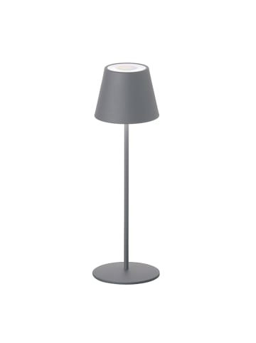 FH Lighting Lampa stołowa LED w kolorze szarym - wys. 38 x Ø 12 cm