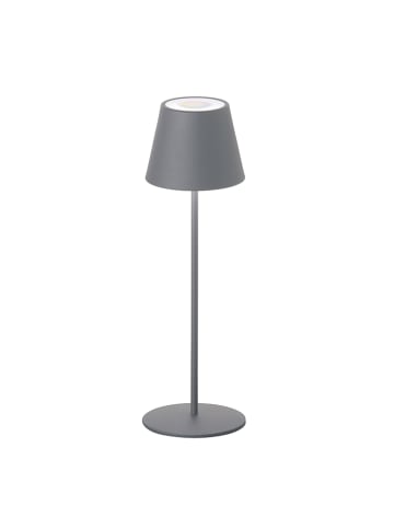 FH Lighting LED-Tischleuchte in Grau - (H)38 x Ø 12 cm