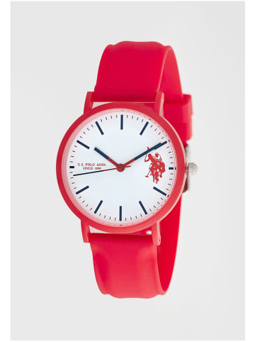 U.S. Polo Assn. Kwartshorloge rood/wit