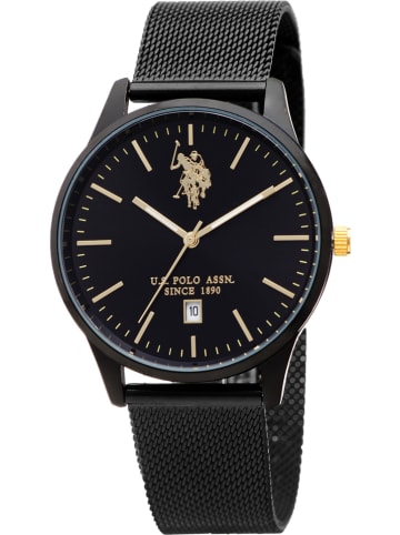 Us polo assn watch black hot sale