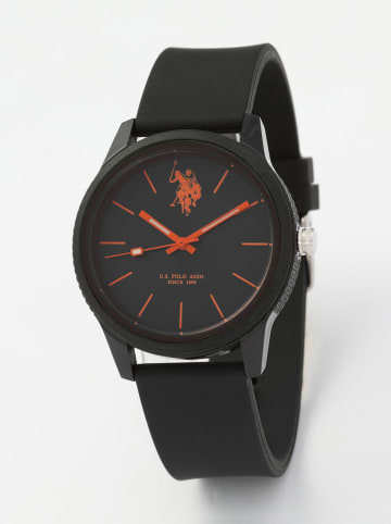 U.S. Polo Assn. Zegarek kwarcowy w kolorze czarnym