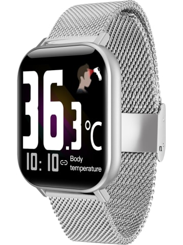 U.S. Polo Assn. Smartwatch w kolorze srebrnym