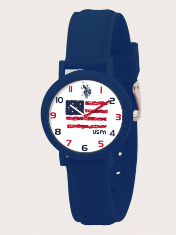 U.S. Polo Assn. Zegarek kwarcowy w kolorze granatowo-białym