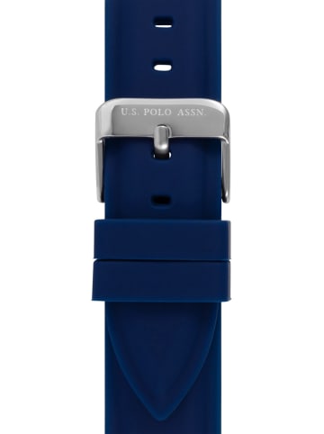 U.S. Polo Assn. Kwartshorloge donkerblauw/wit