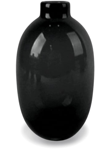 Deco Lorrie Wazon "Alan" w kolorze czarnym - wys. 15 cm