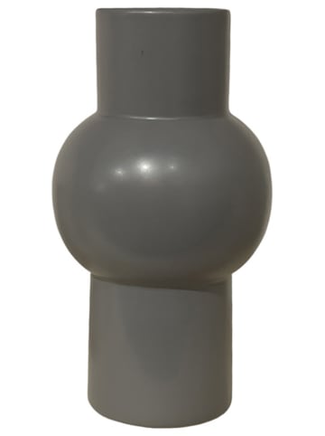 Deco Lorrie Wazon w kolorze szarym - wys. 23,5 cm