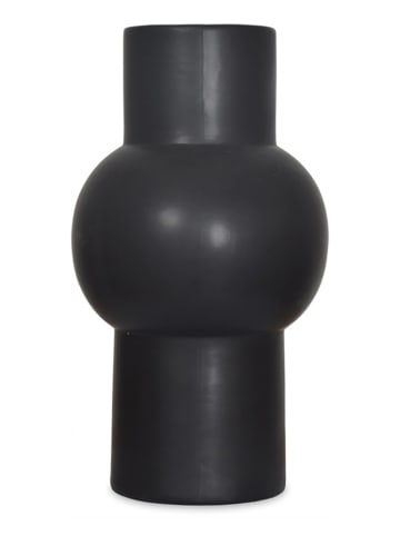 Deco Lorrie Vaas zwart - (H)23,5 cm