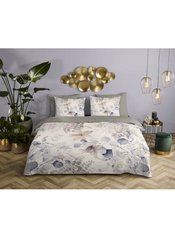 Descanso Satin-Bettwäsche-Set "Fivien" in Beige