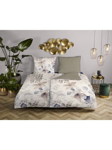 Descanso Satin-Bettwäsche-Set "Fivien" in Beige
