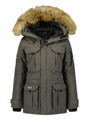 Canadian Peak Parka in Dunkelgrau