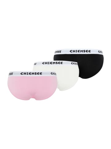 Chiemsee 3-delige set: slips lichtroze/zwart/wit