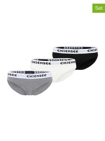 Chiemsee 3-delige set: slips zwart/grijs/wit