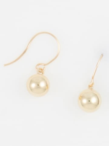 L instant d Or Gouden oorhangers "Sevilla" met parels