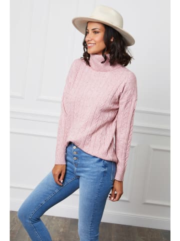L'armoire de Suzette Rollkragenpullover in Rosa