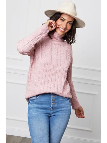 L'armoire de Suzette Rollkragenpullover in Rosa