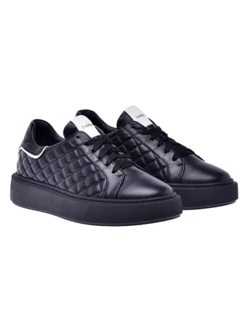 Baldinini Leren sneakers zwart