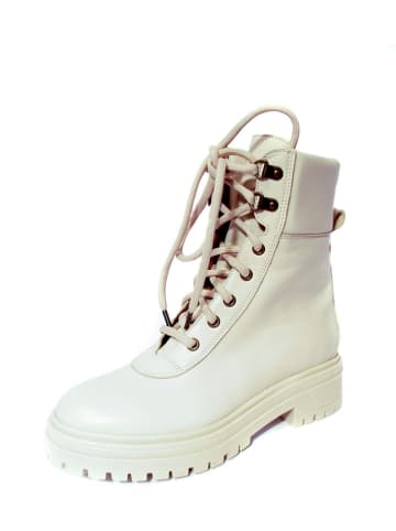 Baldinini Leren boots crème