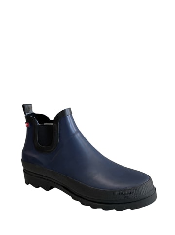 Sanita Chelseaboots "Felicia Welly" donkerblauw/zwart
