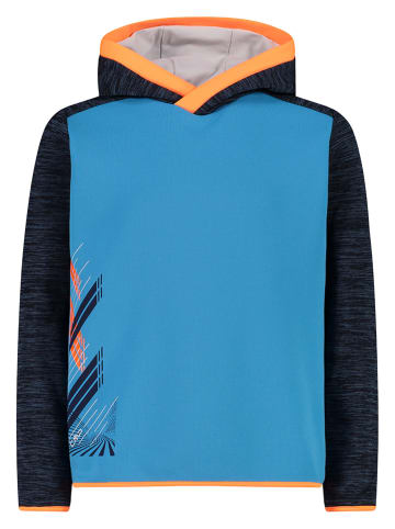 CMP Fleece hoodie blauw/zwart