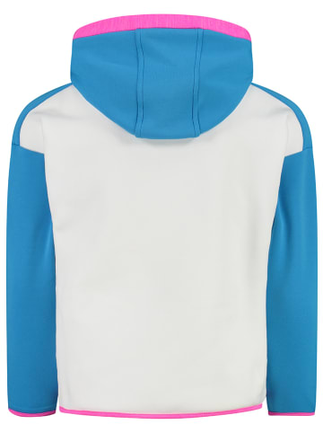 CMP Bluza polarowa w kolorze niebiesko-białym
