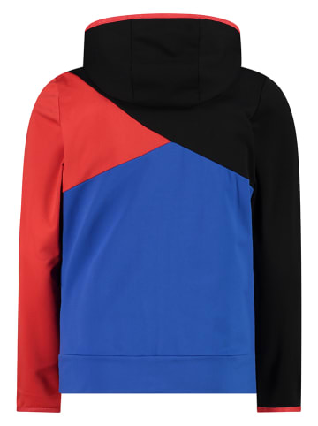 CMP Fleece vest blauw/zwart/rood