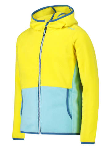 CMP Fleece vest geel/turquoise