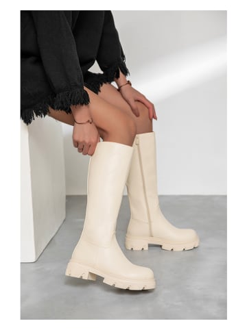 Sixth Sens Stiefel in Creme
