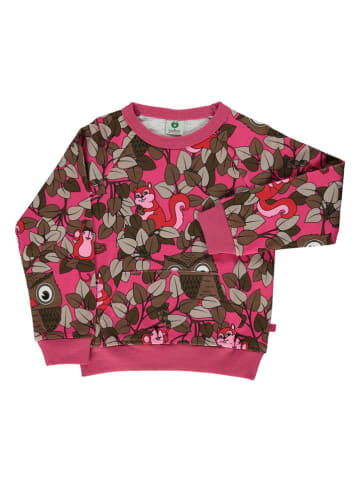 Småfolk Sweatshirt "Owl in Tree" roze