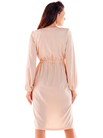 Awama Kleid in Beige