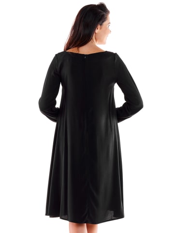 Awama Kleid in Schwarz