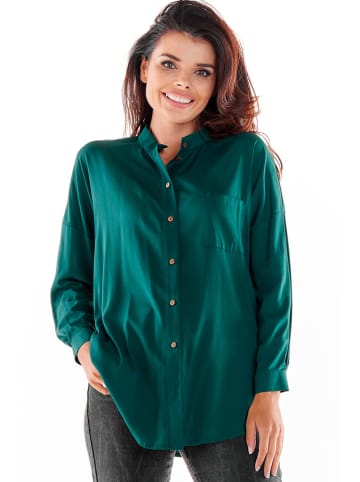 Awama Koszula w kolorze zielonym