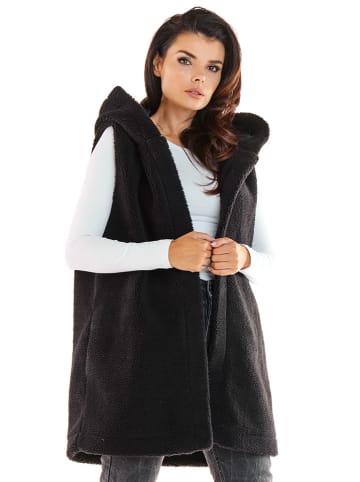 Awama Teddyweste in Schwarz