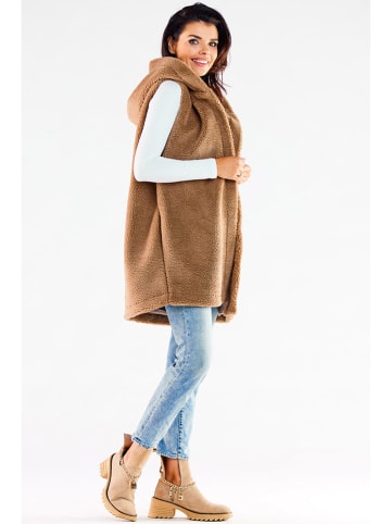 Awama Teddyweste in Camel