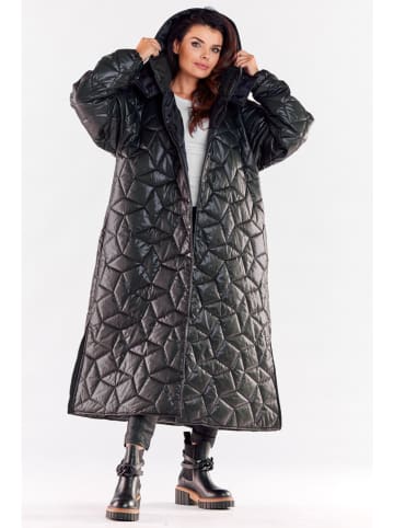 Awama Steppmantel in Schwarz