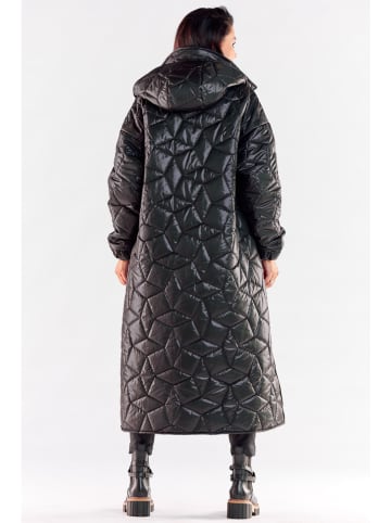 Awama Steppmantel in Schwarz