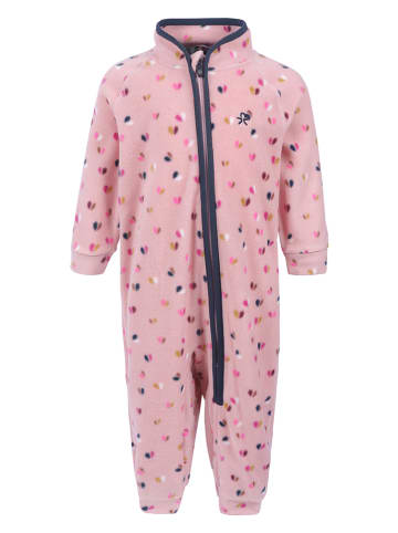 Color Kids Fleeceoverall in Rosa